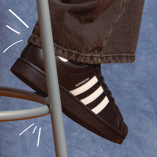 Black Adidas Superstar II Shoes