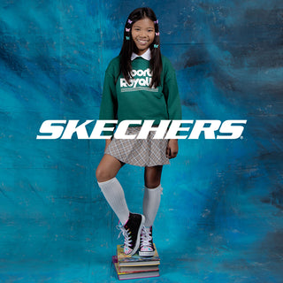 Kid With Skechers Gear 