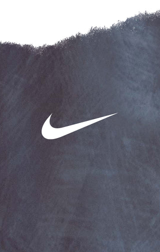 Nike logo on a textured background