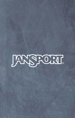JanSport logo on a textured background